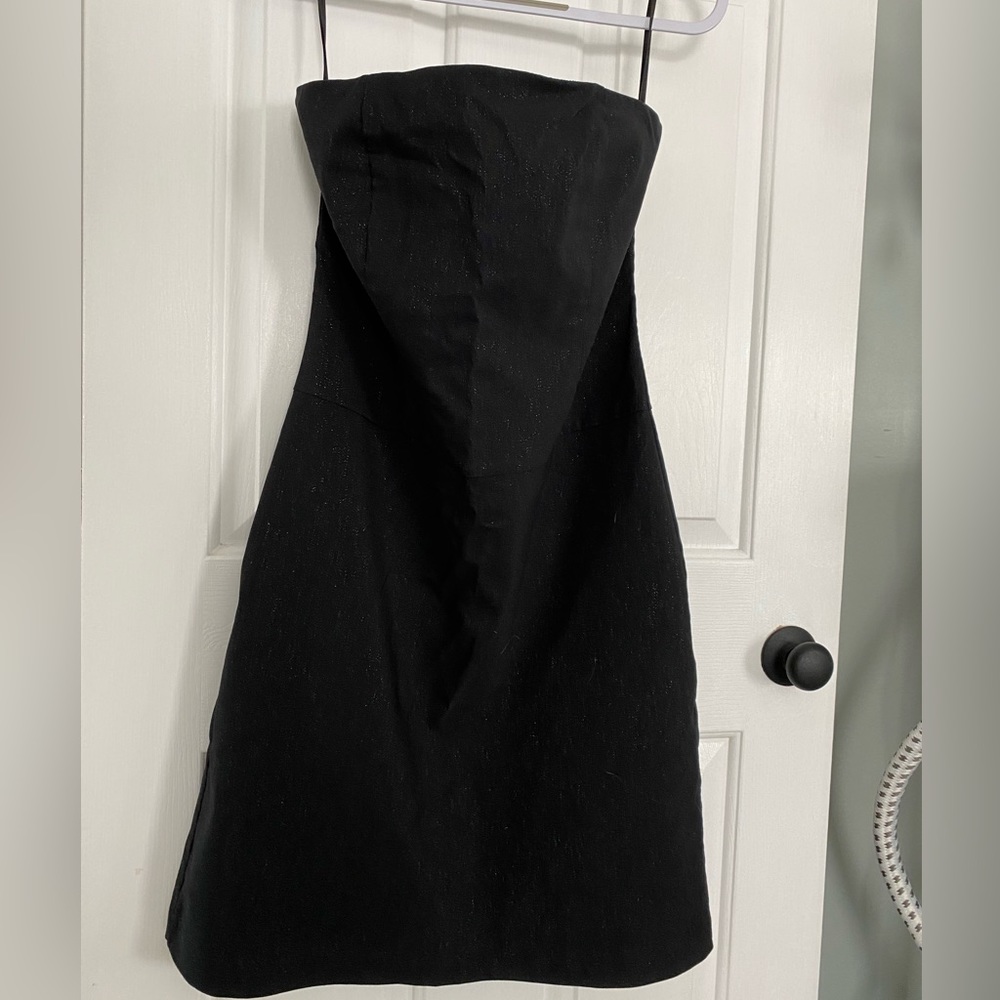 Strapless Black Dress